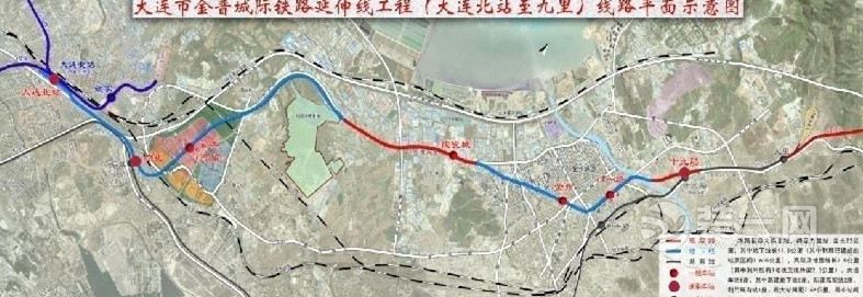 大连核心区纽带金普城际铁路 202路延线月底可通车